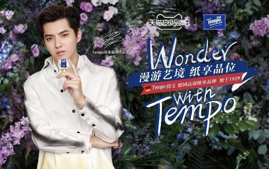 2月21日，Tempo得寶打造紙巾藝術(shù)盛宴
